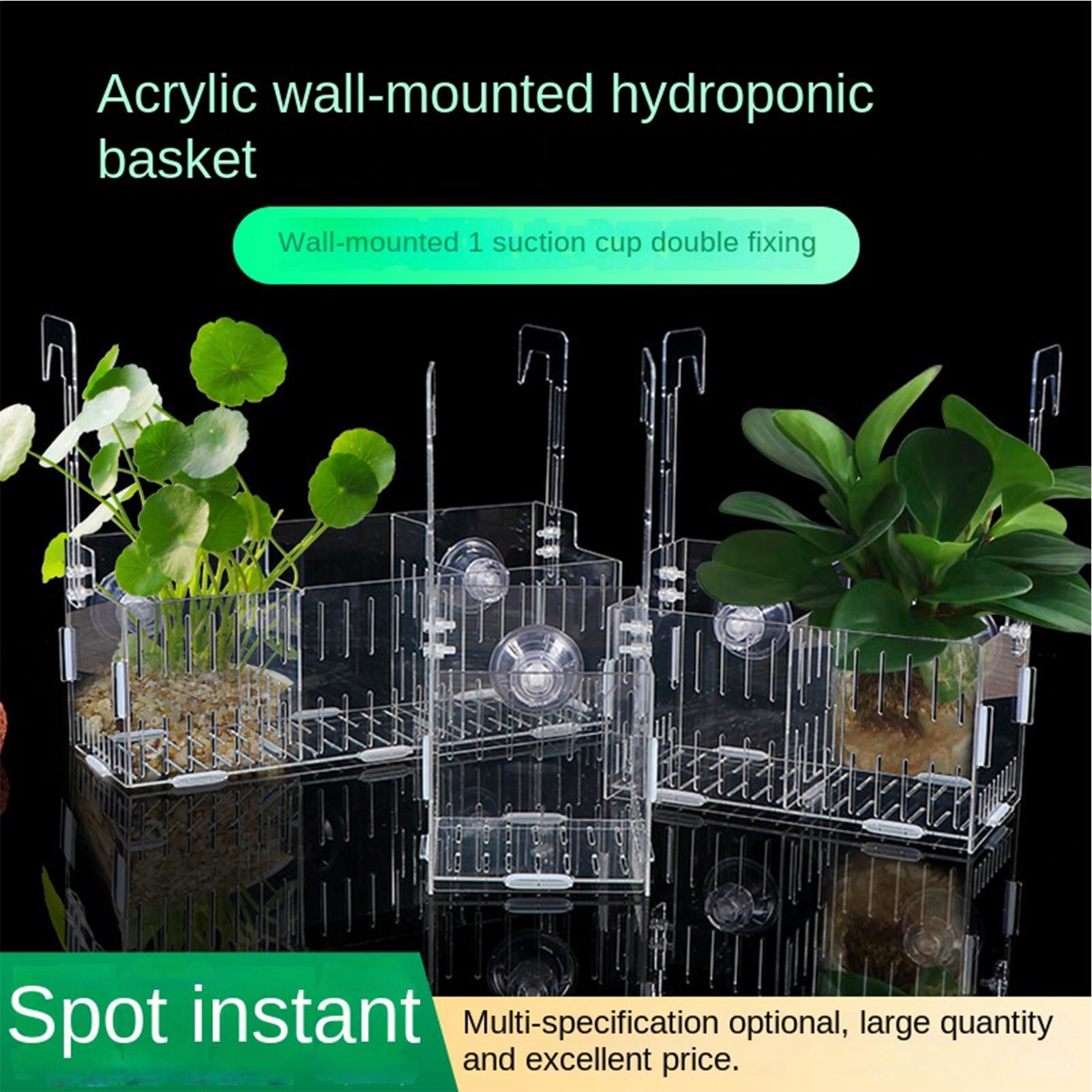 Aquarium Plant Vine - Penyangga Tanaman Akuarium Akrilik, Rak Gantung