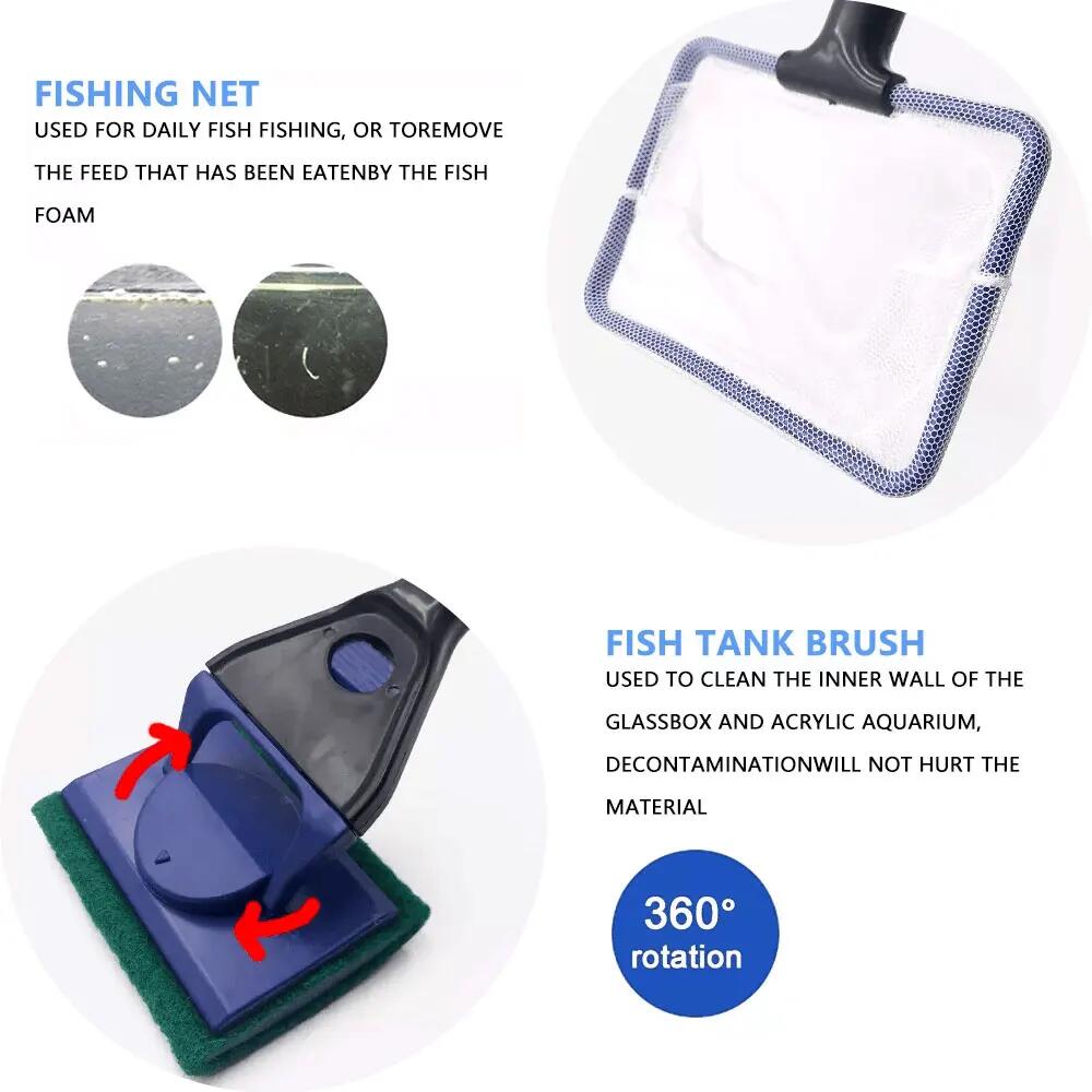 Alat Pembersih Akuarium 5in1:  - Planted Aquarium Algae ulasan dan harga