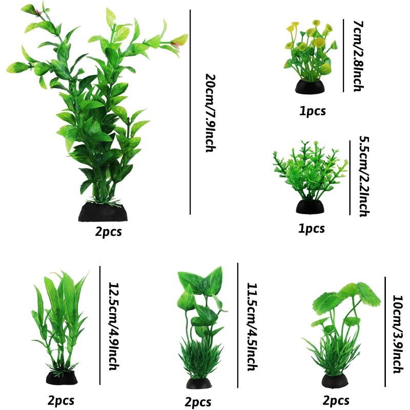 10 Buah/Set Ornamen Tanaman Ak - Aquarium Plant Vine ulasan dan harga