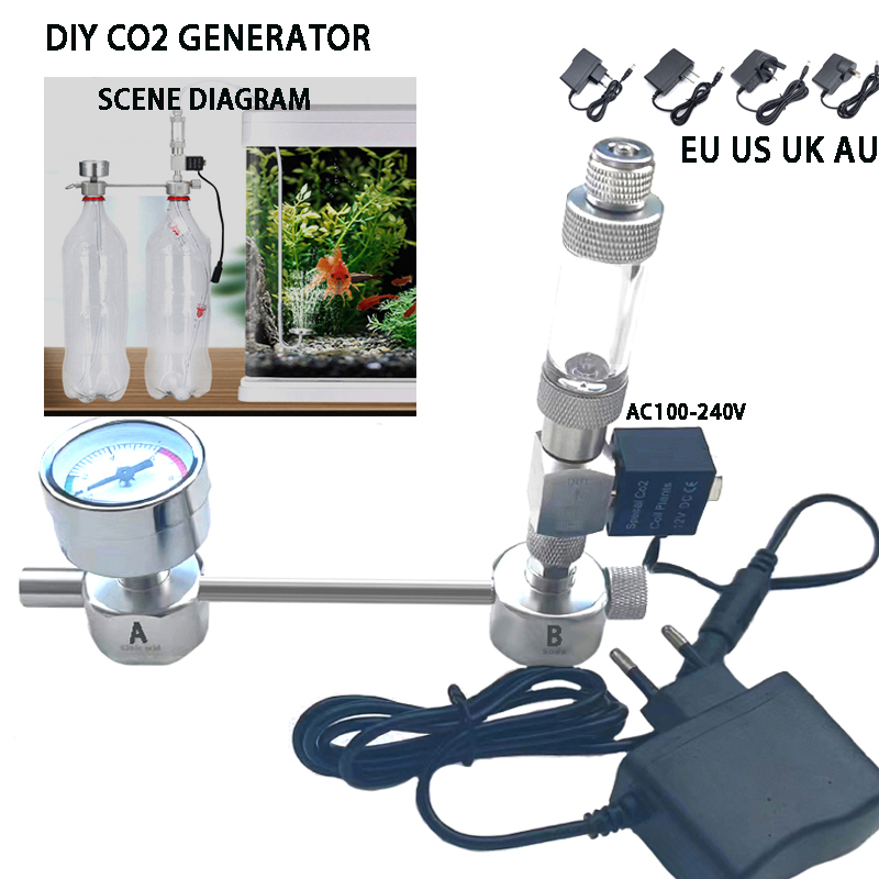 Kit Sistem Generator CO2 DIY u - Planted Aquarium Co2 System ulasan dan harga