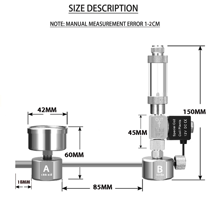 Kit Sistem Generator CO2 DIY u - Planted Aquarium Co2 System ulasan dan harga