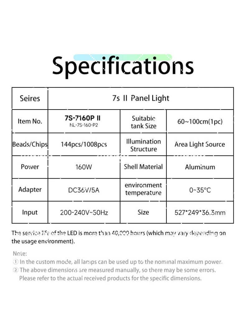 Lampu LED Akuarium 160W RGB Sp - Aquarium Plant ulasan dan harga