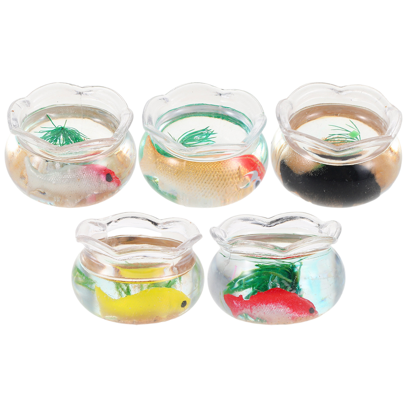 5Pcs Akuarium Mini Berbentuk B - Aquarium Plant ulasan dan harga